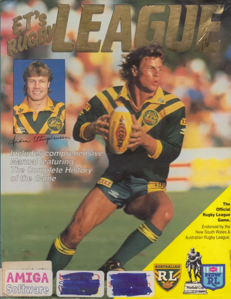 E.T.'s Rugby League box art