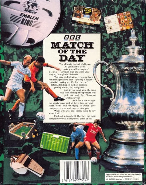 Match of the Day box back