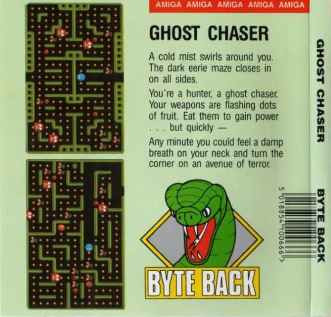 Ghost Chaser box back