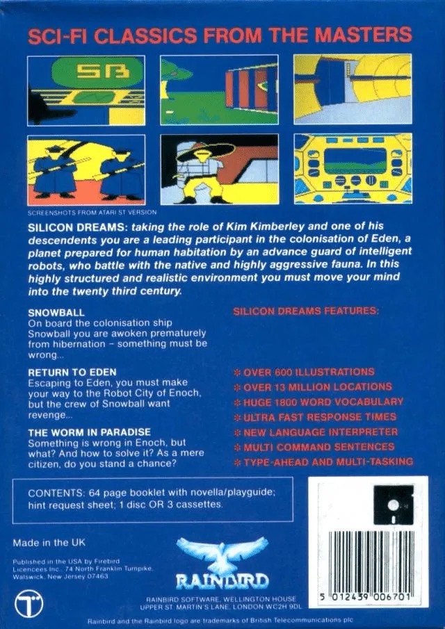 Silicon Dreams box back