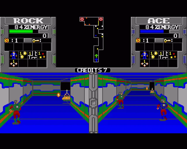 Backdrop artwork for Xybots