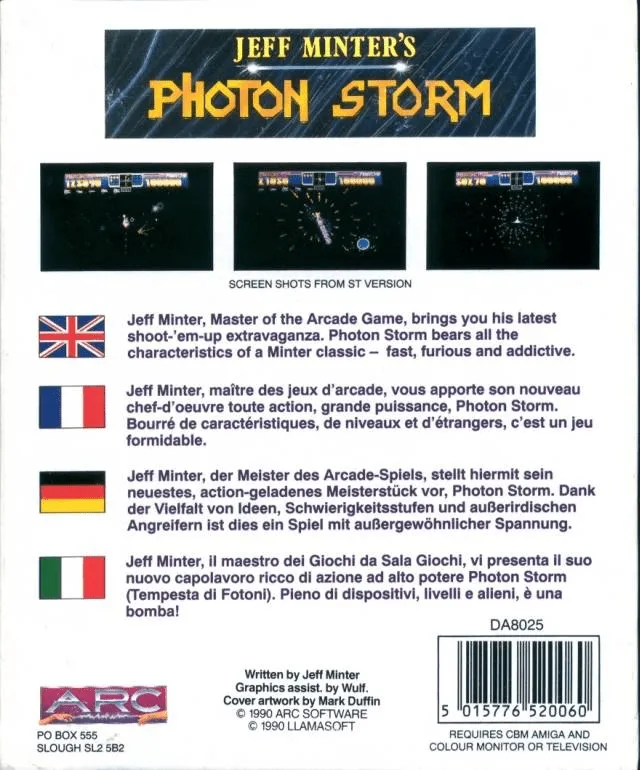 Photon Storm box back