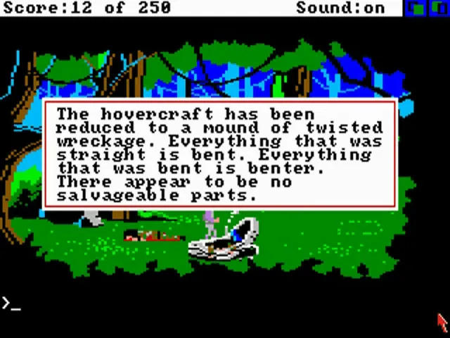 Backdrop artwork for Space Quest II: Vohaul's Revenge