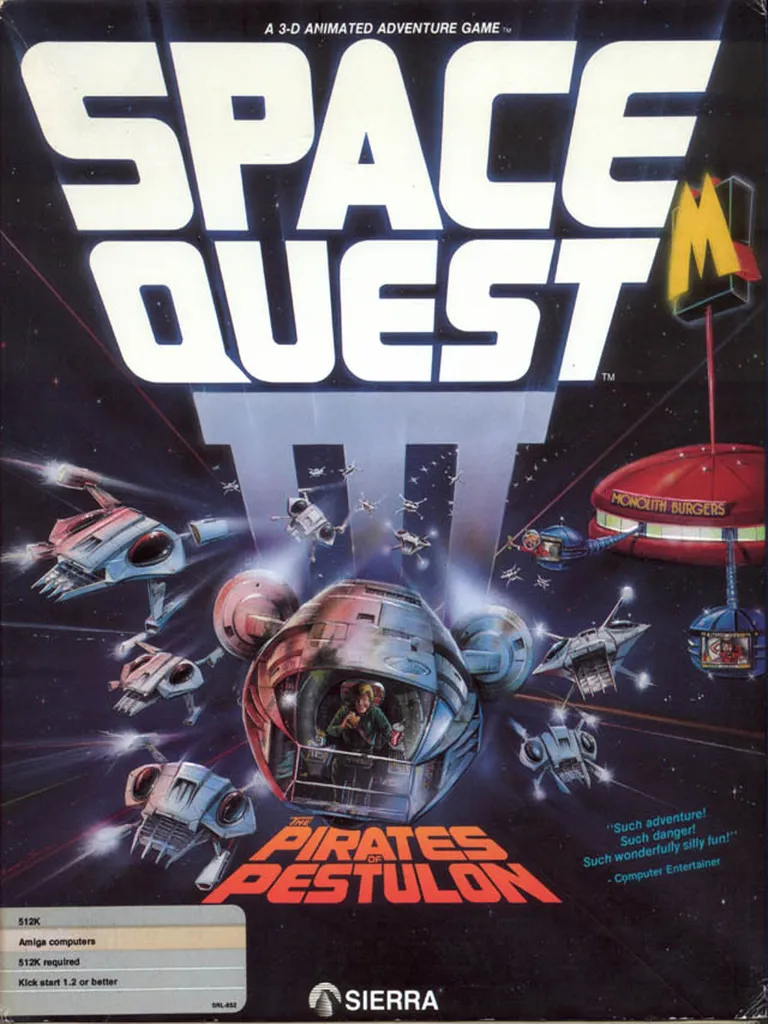 Space Quest III: The Pirates of Pestulon box art