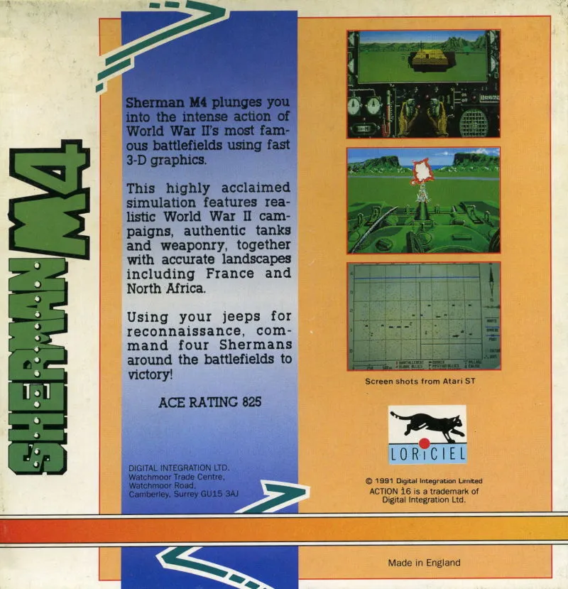 Sherman M4 box back