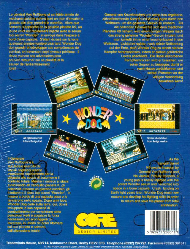 Wonder Dog box back