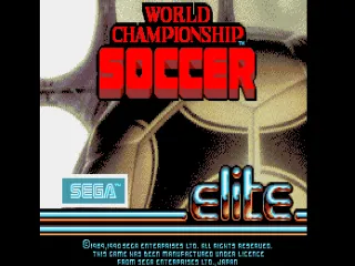World Championship Soccer screenshot