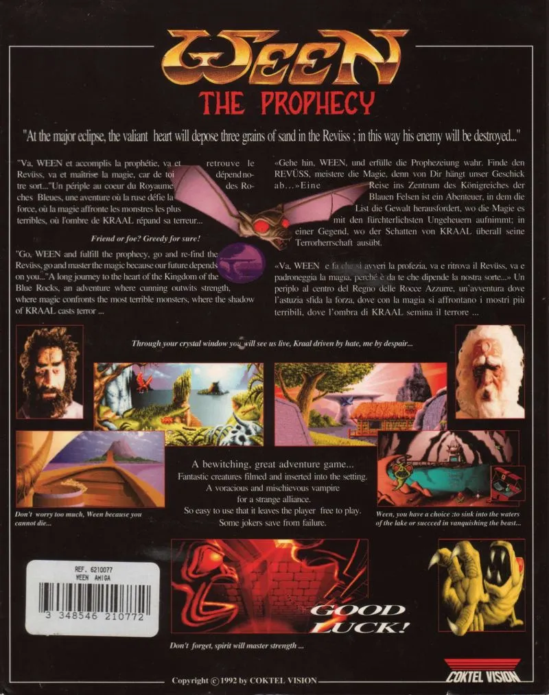 Ween The Prophecy box back