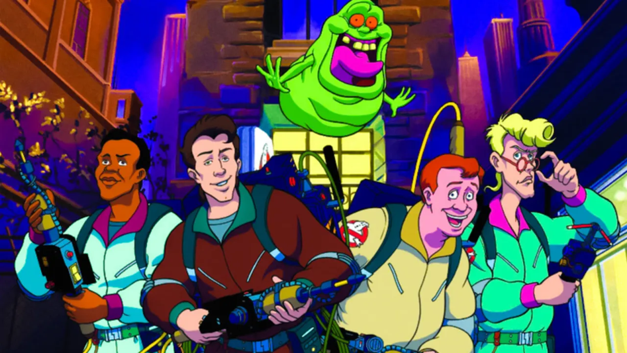 Backdrop artwork for The Real Ghostbusters