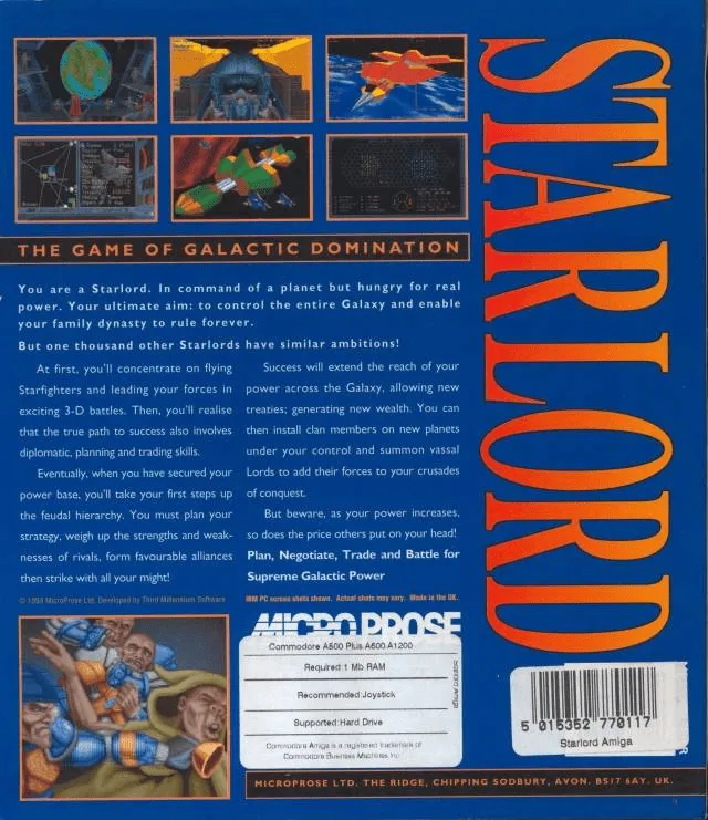 Starlord box back