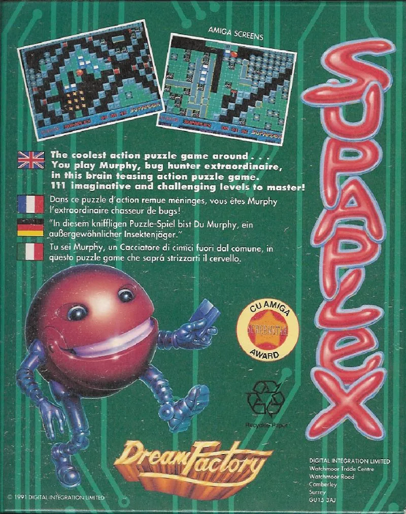 Supaplex box back