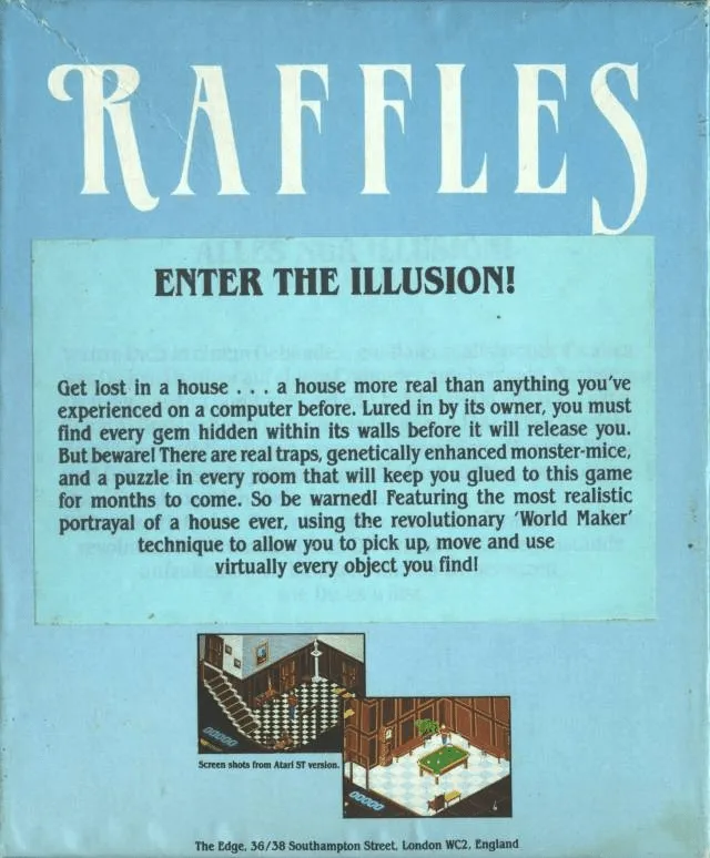 Raffles box back