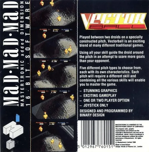 Vectorball box back