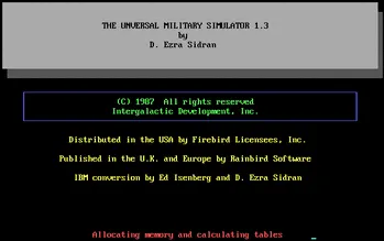 UMS: The Universal Military Simulator screenshot