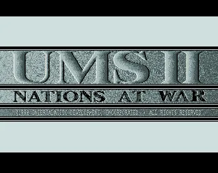 UMS II: Nations at War screenshot