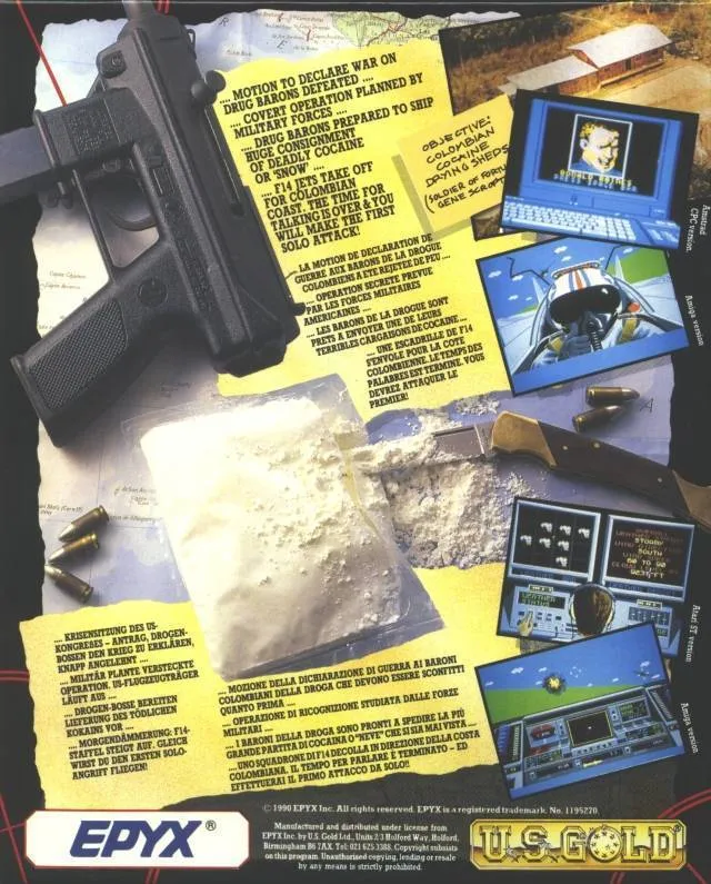 Snow Strike box back
