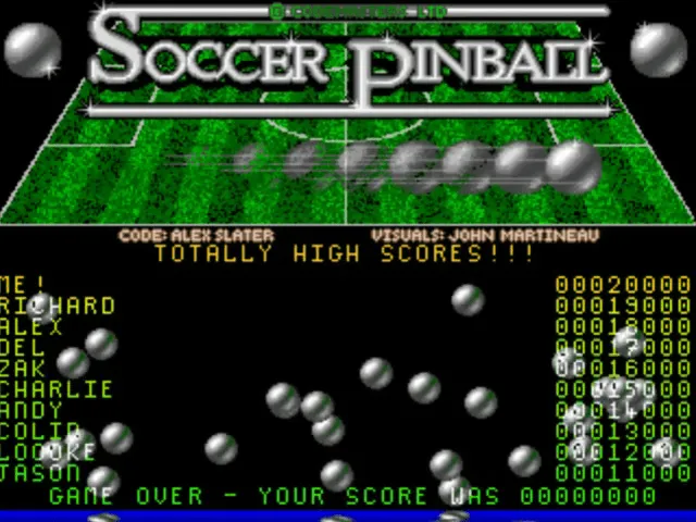 Soccer Pinball screenshot
