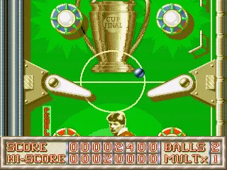 Backdrop artwork for Soccer Pinball