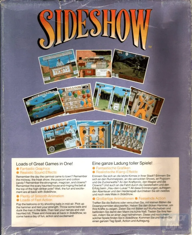 SideShow box back