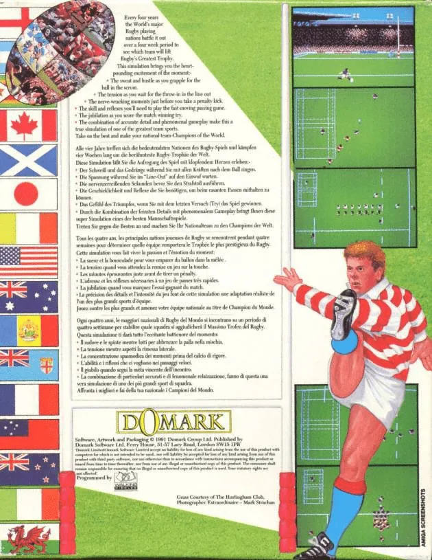 Rugby: The World Cup box back