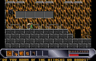 Backdrop artwork for Metal Warrior: Hessian Adventure in Dismal Future