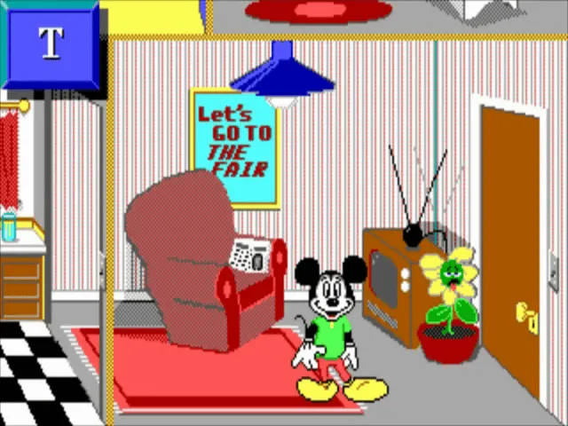Backdrop artwork for Mickey's ABC's: A Day at the Fair