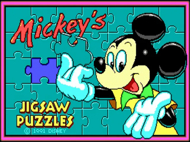 Mickey's Jigsaw Puzzles screenshot