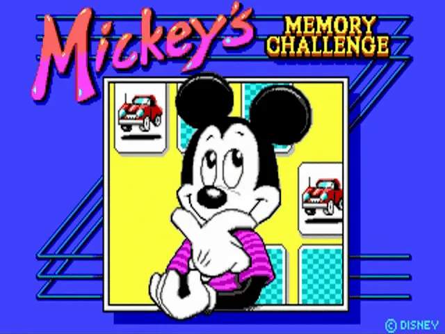 Mickey's Memory Challenge screenshot