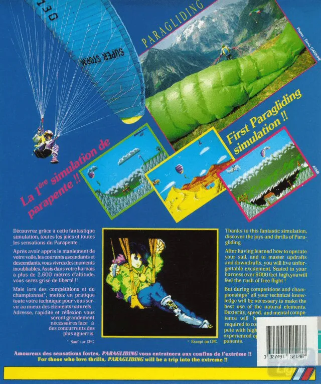 Paragliding Simulation box back