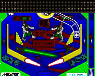 Backdrop artwork for Pinball Hazard
