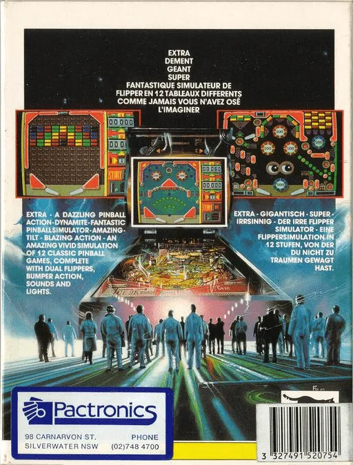 Pinball Magic box back