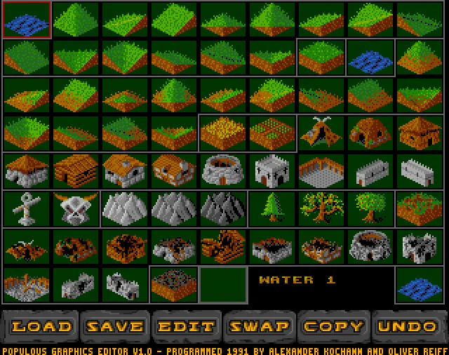 Backdrop artwork for Populous: World Editor