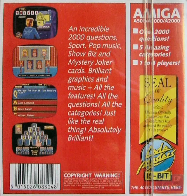 Pub Trivia Simulator box back
