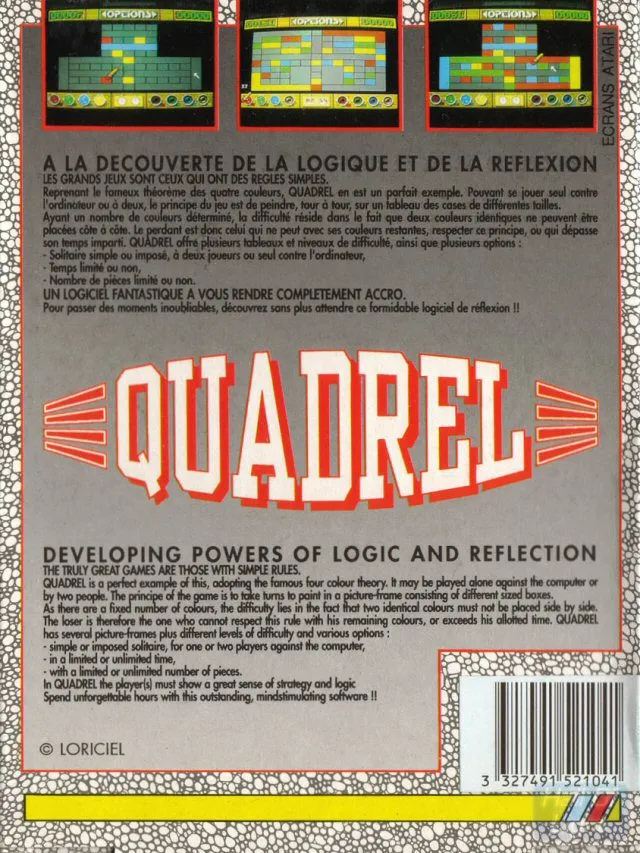 Quadrel box back