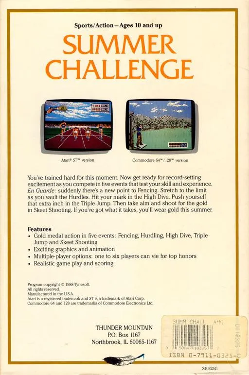 Summer Challenge box back