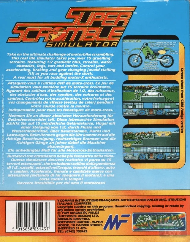 Super Scramble Simulator box back