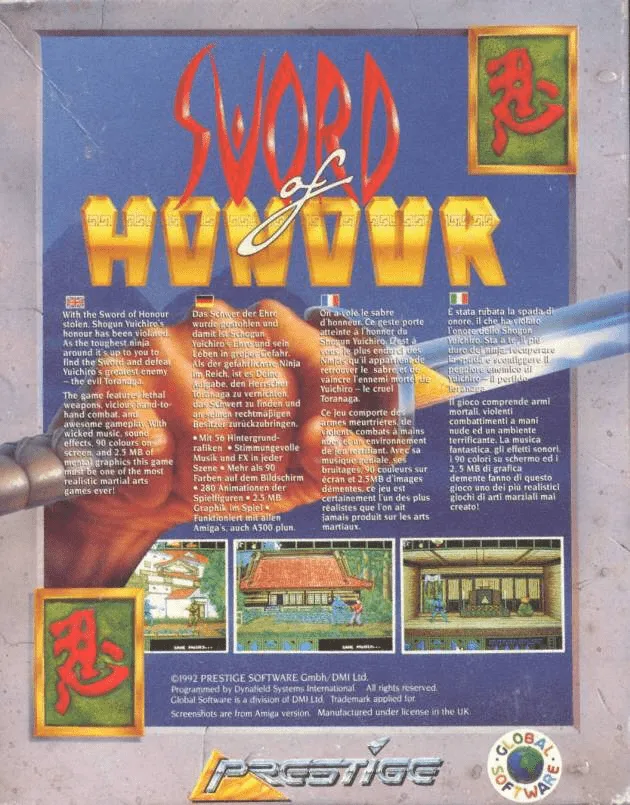 Sword of Honour box back
