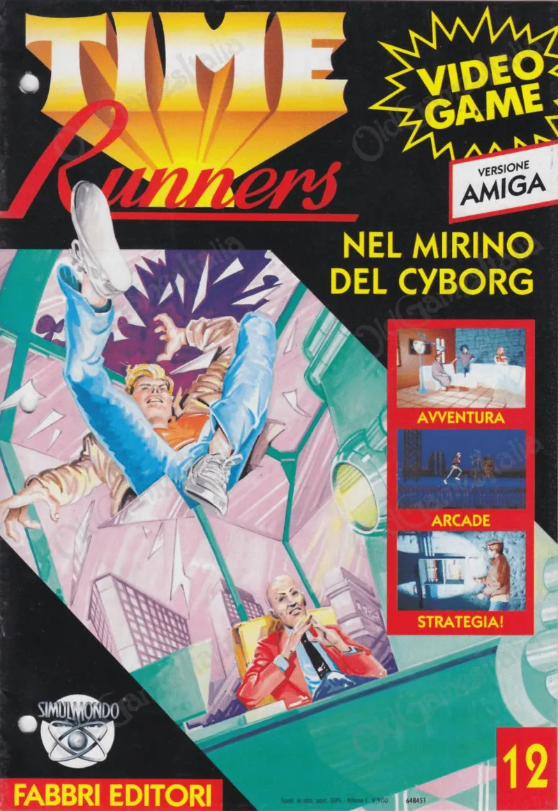 Time Runners 12: A Target for the Cyborg box art