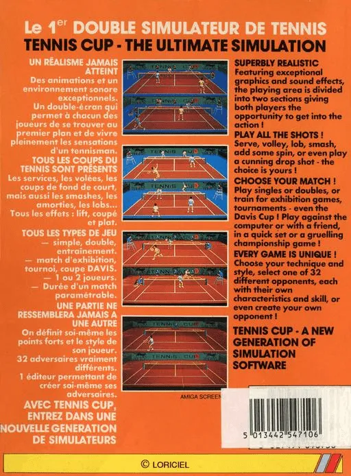 Tennis Cup box back