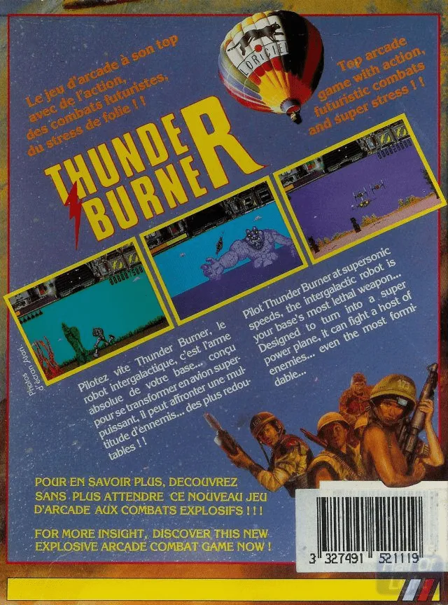 Thunder Burner box back