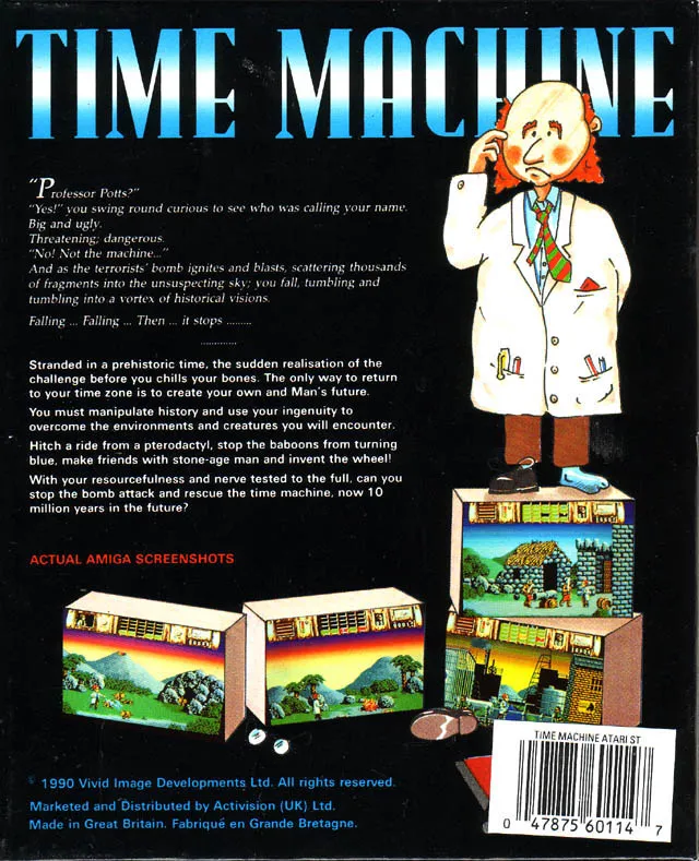 Time Machine box back