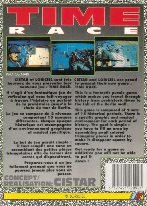 Time Race box back