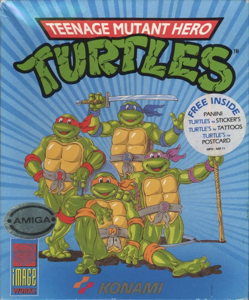 Teenage Mutant Hero Turtles [Mirrorsoft] box art