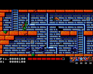 Backdrop artwork for Teenage Mutant Hero Turtles [Mirrorsoft]