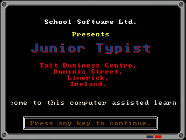 Junior Typist screenshot