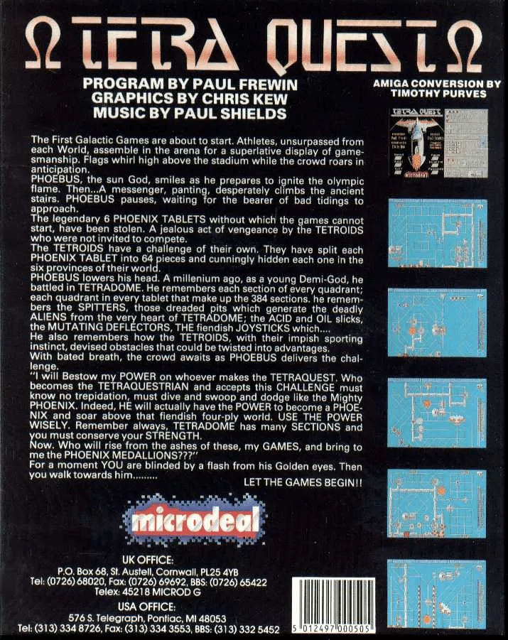 Tetra Quest box back