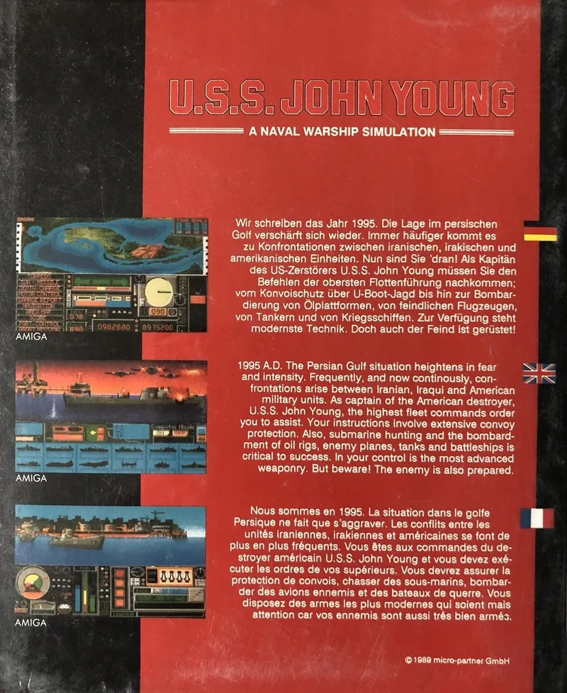 U.S.S. John Young box back