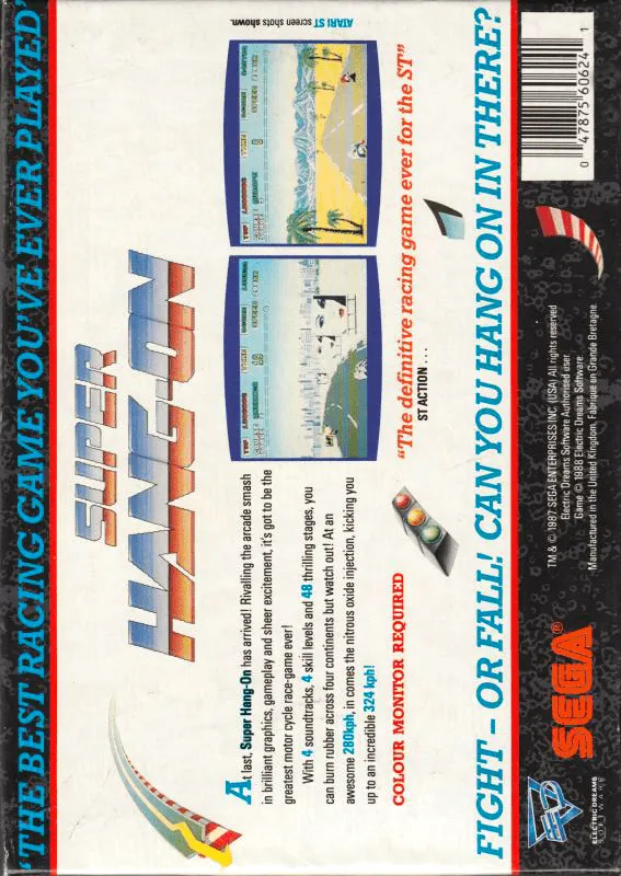 Super Hang-On box back