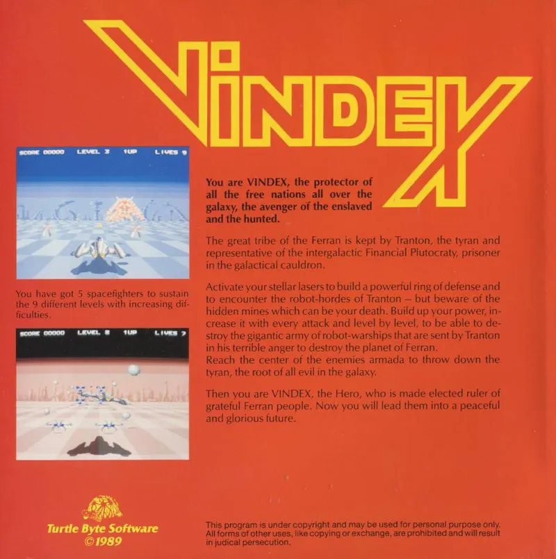 Vindex box back