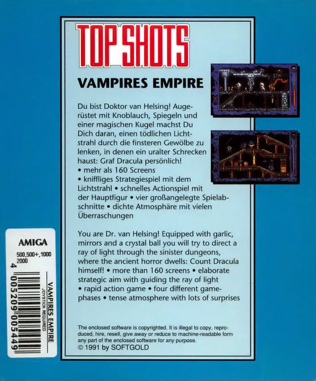 Vampire's Empire box back